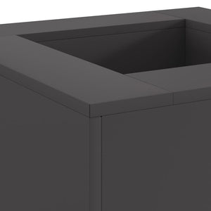 Focolare Nero 60 x 60 x 30 cm Acciaio laminato a freddo 858918