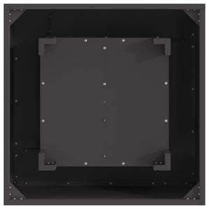 Focolare Nero 60 x 60 x 30 cm Acciaio laminato a freddo 858918