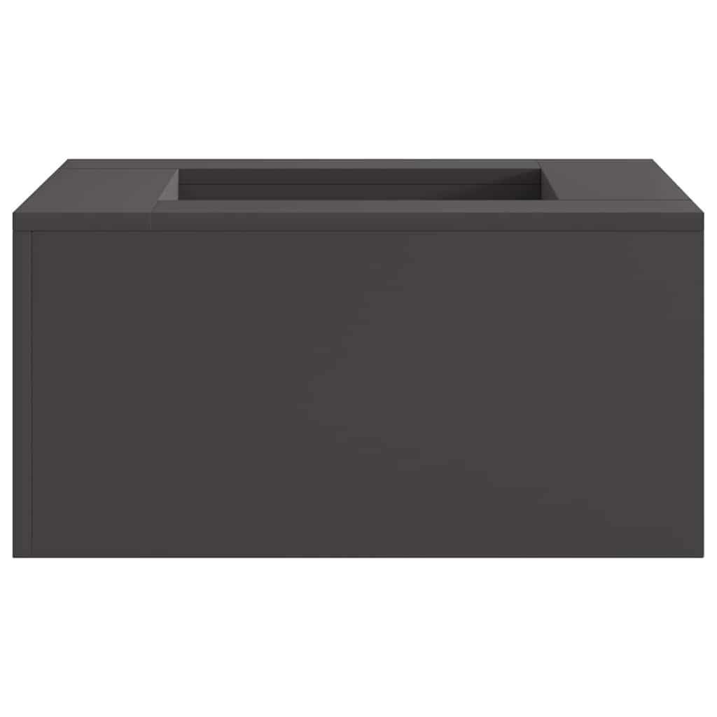 Focolare Nero 60 x 60 x 30 cm Acciaio laminato a freddo 858918