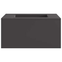 Focolare Nero 60 x 60 x 30 cm Acciaio laminato a freddo 858918