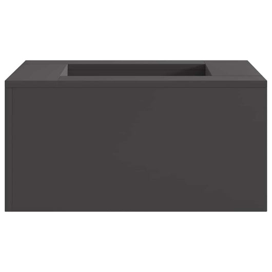 Focolare Nero 60 x 60 x 30 cm Acciaio laminato a freddo 858918