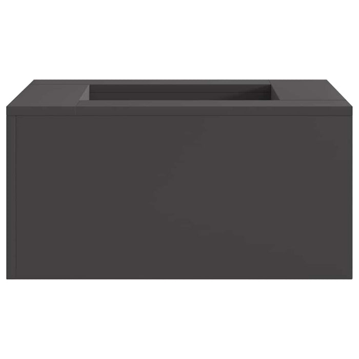 Focolare Nero 60 x 60 x 30 cm Acciaio laminato a freddo 858918