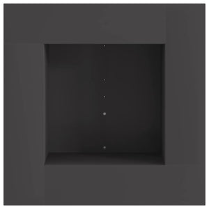 Focolare Nero 60 x 60 x 30 cm Acciaio laminato a freddo 858918