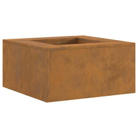 Focolare Marrone 60 x 60 x 30 cm acciaio corten 858919