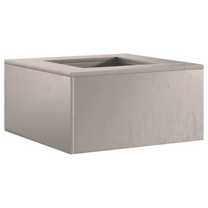 Focolare Marrone 60 x 60 x 30 cm acciaio corten 858919