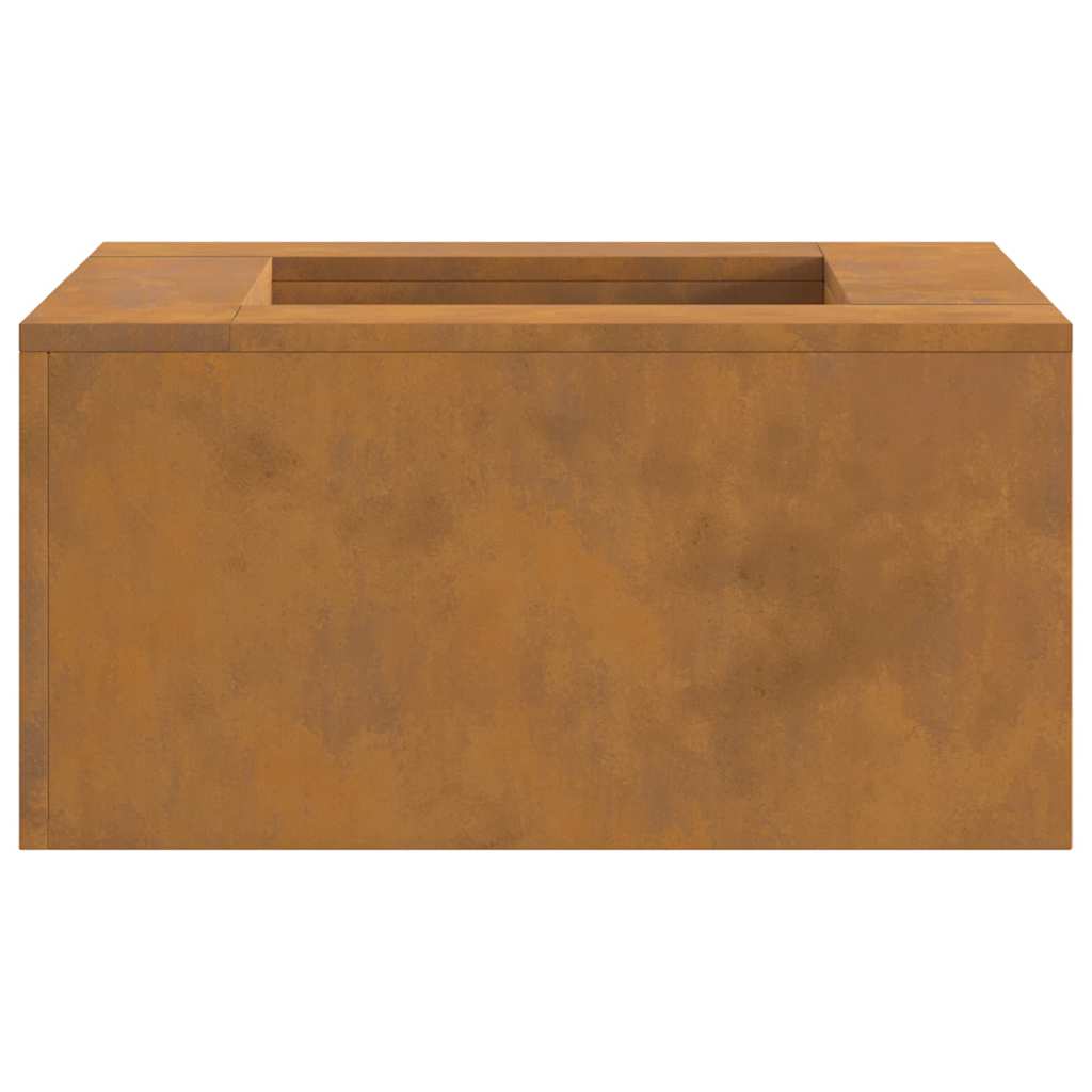 Focolare Marrone 60 x 60 x 30 cm acciaio corten 858919