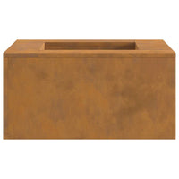 Focolare Marrone 60 x 60 x 30 cm acciaio corten 858919