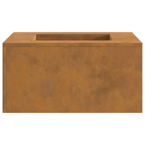 Focolare Marrone 60 x 60 x 30 cm acciaio corten 858919