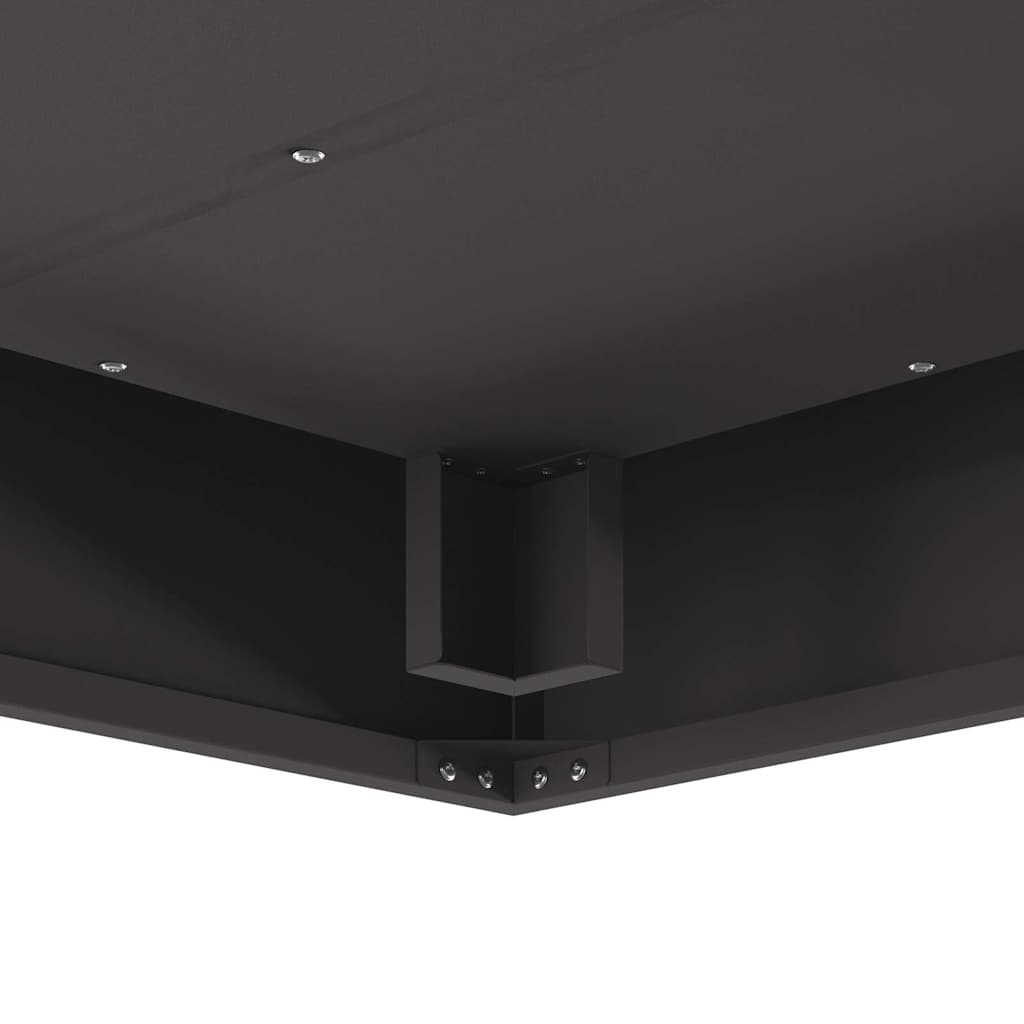 Focolare Nero 80 x 80 x 40 cm Acciaio laminato a freddo 858920