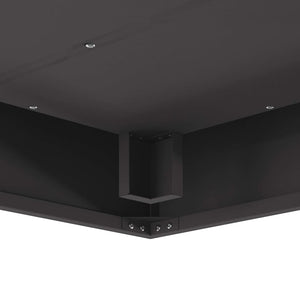 Focolare Nero 80 x 80 x 40 cm Acciaio laminato a freddo 858920