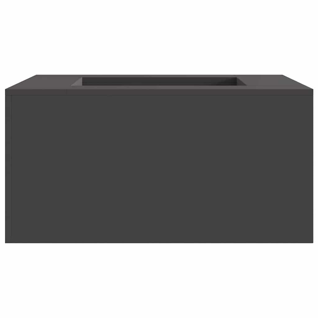 Focolare Nero 80 x 80 x 40 cm Acciaio laminato a freddo 858920