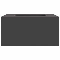 Focolare Nero 80 x 80 x 40 cm Acciaio laminato a freddo 858920