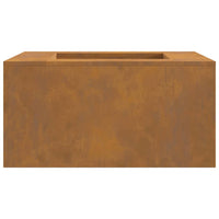 Focolare Marrone 80 x 80 x 40 cm acciaio corten 858921