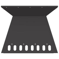 Focolare Nero 48 x 48 x 40 cm Acciaio laminato a freddo 858922