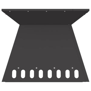 Focolare Nero 48 x 48 x 40 cm Acciaio laminato a freddo 858922