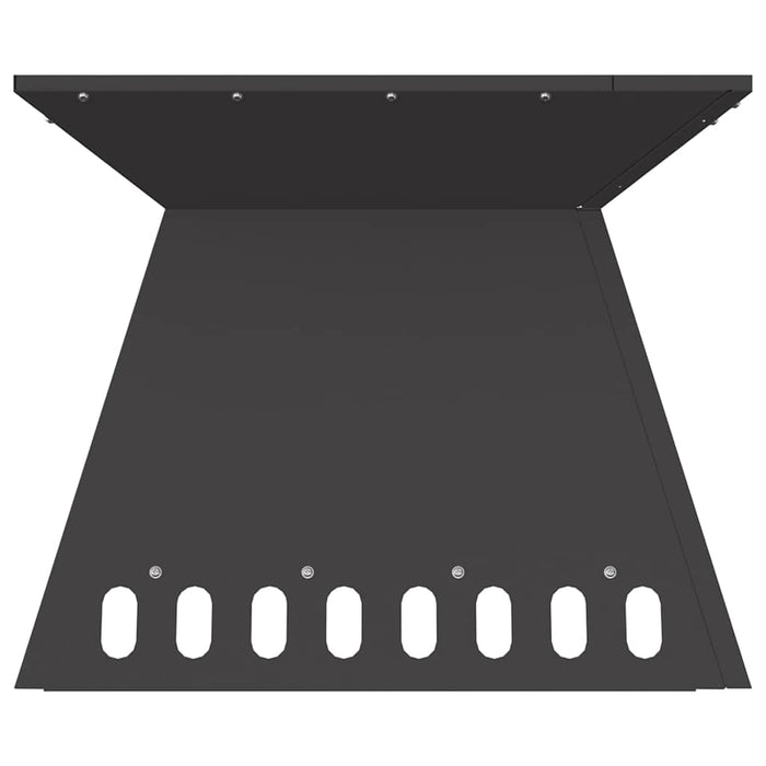 Focolare Nero 48 x 48 x 40 cm Acciaio laminato a freddo 858922