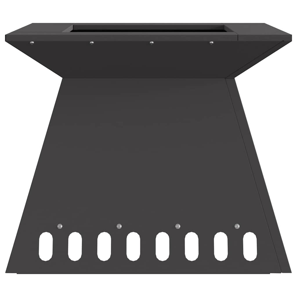 Focolare Nero 48 x 48 x 40 cm Acciaio laminato a freddo 858922