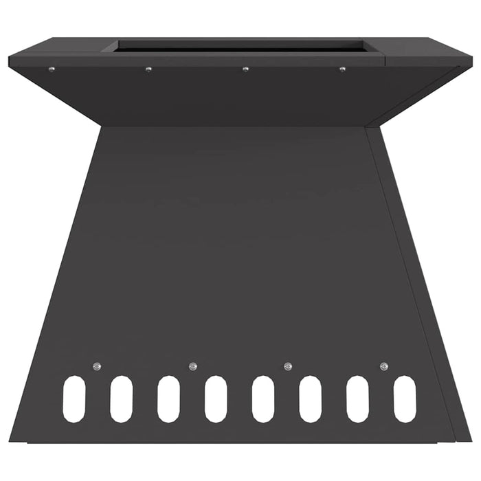 Focolare Nero 48 x 48 x 40 cm Acciaio laminato a freddo 858922