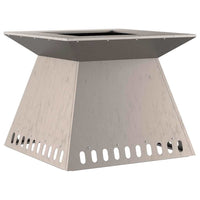 Focolare Marrone 60 x 60 x 50 cm acciaio corten 858925