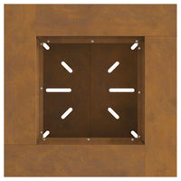 Focolare Marrone 60 x 60 x 50 cm acciaio corten 858925