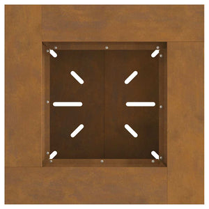 Focolare Marrone 60 x 60 x 50 cm acciaio corten 858925