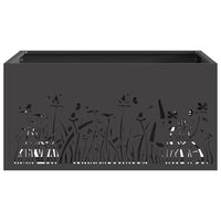 Focolare Nero 60 x 60 x 30 cm Acciaio laminato a freddo 858926