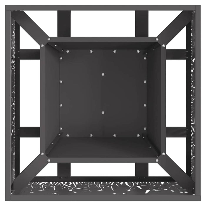 Focolare Nero 60 x 60 x 30 cm Acciaio laminato a freddo 858926