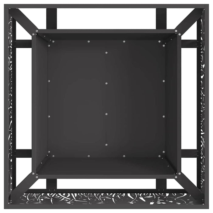 Focolare Nero 80 x 80 x 30 cm Acciaio laminato a freddo 858928