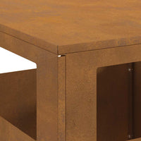 Focolare-Stufa-Camino Marrone 35 x 35 x 100 cm Acciaio 232441