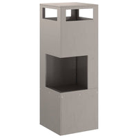 Focolare-Stufa-Camino Marrone 35 x 35 x 100 cm Acciaio 232441