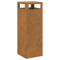 Focolare-Stufa-Camino Marrone 35 x 35 x 100 cm Acciaio 232441