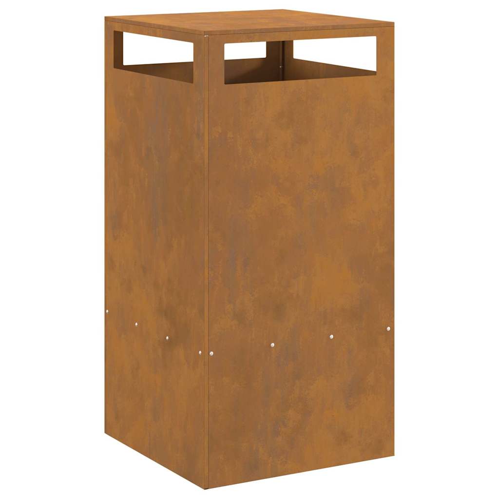 Focolare Marrone 50 x 50 x 100 cm acciaio corten 858933