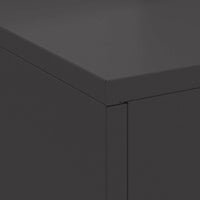 Focolare Nero 60 x 40 x 96 cm Acciaio laminato a freddo 858934