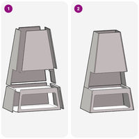 Focolare Nero 60 x 35 x 100 cm Acciaio laminato a freddo 858938