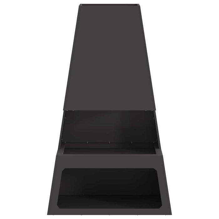 Focolare Nero 60 x 35 x 100 cm Acciaio laminato a freddo 858938