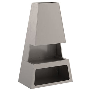 Focolare Marrone 60 x 35 x 100 cm acciaio corten 858939