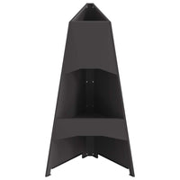 Focolare Nero 50 x 50 x 95 cm Acciaio laminato a freddo 858940