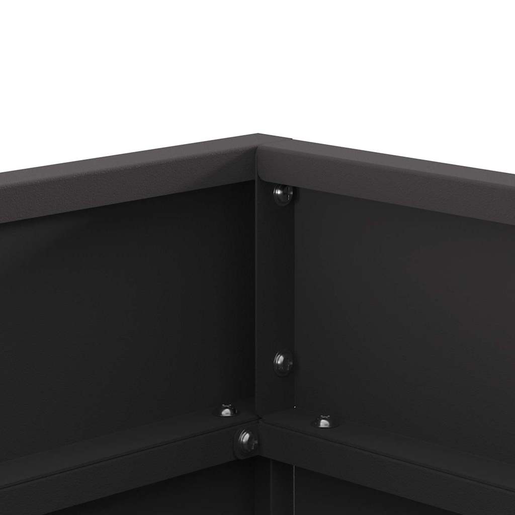 Focolare Nero 50 x 50 x 38 cm Acciaio laminato a freddo 858942