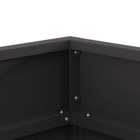 Focolare Nero 50 x 50 x 38 cm Acciaio laminato a freddo 858942