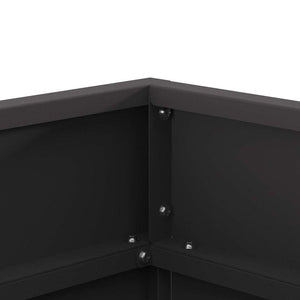 Focolare Nero 50 x 50 x 38 cm Acciaio laminato a freddo 858942
