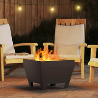 Focolare Nero 50 x 50 x 38 cm Acciaio laminato a freddo 858942