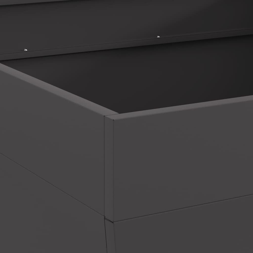 Focolare Nero 80 x 80 x 43 cm Acciaio laminato a freddo 858944