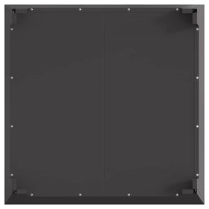 Focolare Nero 80 x 80 x 43 cm Acciaio laminato a freddo 858944