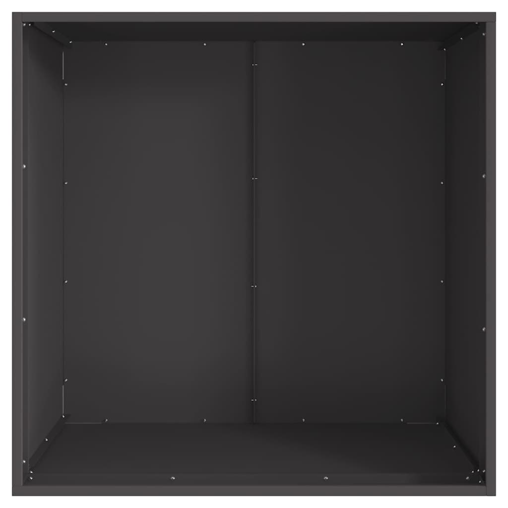 Focolare Nero 80 x 80 x 43 cm Acciaio laminato a freddo 858944