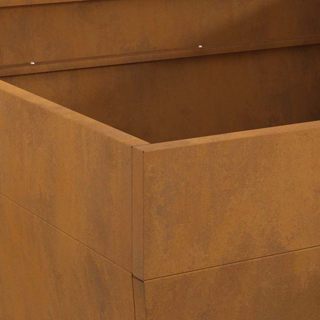 Focolare Marrone 80 x 80 x 43 cm acciaio corten 858945