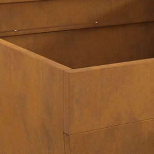 Focolare Marrone 80 x 80 x 43 cm acciaio corten 858945