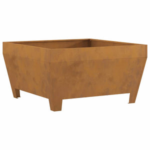 Focolare Marrone 80 x 80 x 43 cm acciaio corten 858945