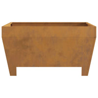 Focolare Marrone 80 x 80 x 43 cm acciaio corten 858945