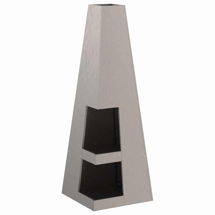 Focolare-Stufa-Camino Marrone 35 x 35 x 100 cm Acciaio 353085