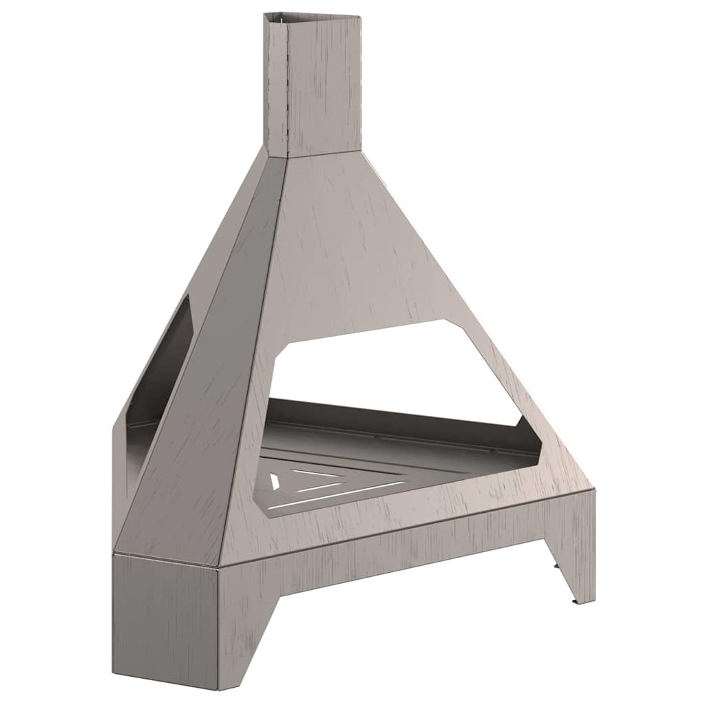 Focolare Marrone 50 x 43 x 52 cm acciaio corten 858951